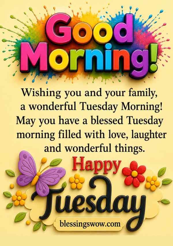 Good Morning Tuesday image
