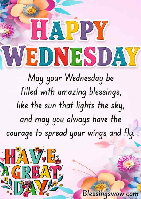 Wonderful Wednesday Blessings image
