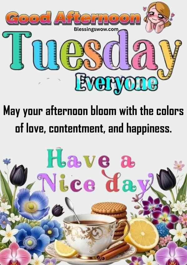 70+ Beautiful Tuesday Afternoon Blessings and Prayers
