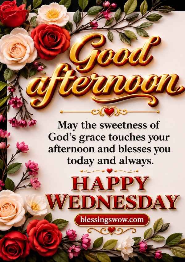 Good afternoon Wednesday image