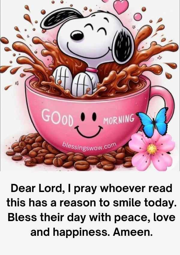 Wednesday prayer with coffee cup illustration