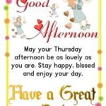 78+ Thursday Afternoon Blessings, Quotes and Images